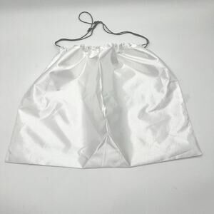 💜 Dustbag, White Satin, Drawstring Closure